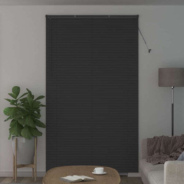 vidaXL Cortina Veneziana Manual Ajust&aacute;vel Cinza Prata 213 x 160 cm PVC