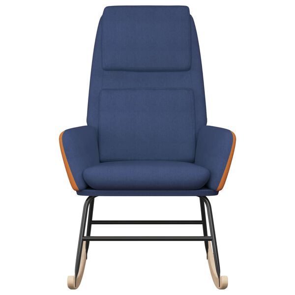 vidaXL Cadeira de baloi&ccedil;o tecido azul