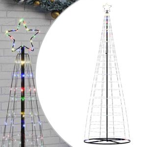 vidaXL LED &Aacute;rvore de Natal 550 LEDs Colorido 300 cm