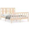 vidaXL Cama sem colch&atilde;o 140x200 cm madeira de pinho maci&ccedil;a