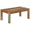 vidaXL Mesa de centro 110x55x40 cm Madeira S&oacute;lida Recuperada