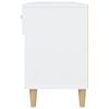 vidaXL Sapateira 102x35x55 cm derivados de madeira branco brilhante