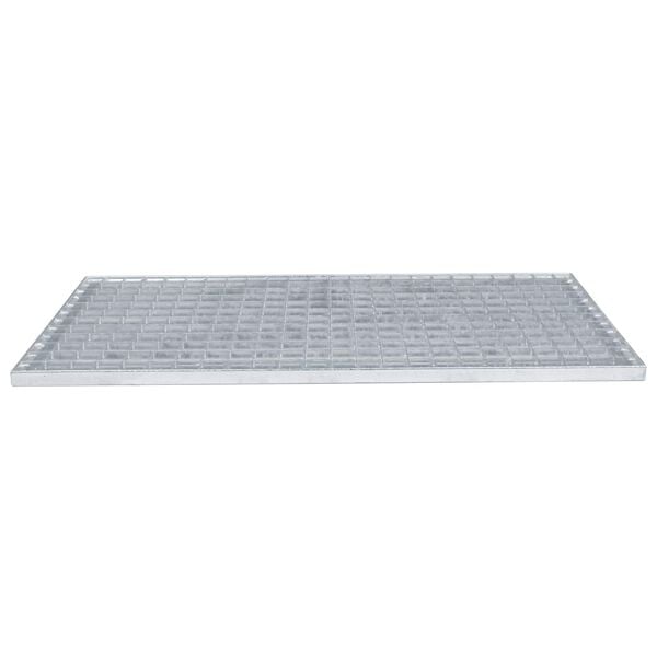 vidaXL Grelha Prateado 80 x 40 x 2 cm A&ccedil;o Galvanizado a Quente