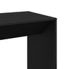 vidaXL Mesa de bar Carvalho Preto 51 x 50 x 103,5 cm