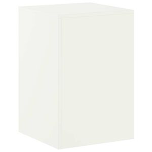 vidaXL Suporte para Plantas Branco 40 x 40 x 60 cm A&ccedil;o