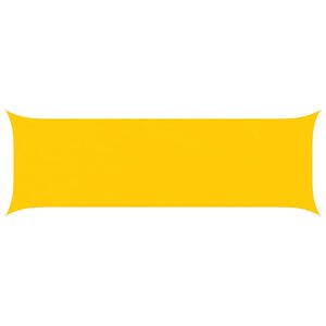 vidaXL Vela de sombra solar Amarelo 6 x 2 m 100% Poli&eacute;ster Oxford