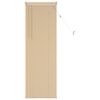 vidaXL Cortina Veneziana Marrom Claro com Padr&atilde;o 150 x 50 cm PVC