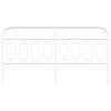 vidaXL Cabeceira de substitui&ccedil;&atilde;o 193 cm metal branco