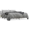 vidaXL Estrutura de cama 180x200 cm derivados madeira/metal