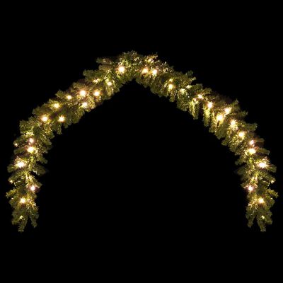 vidaXL Grinalda de Natal com luzes LED 5 m