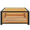 vidaXL Mesa de jardim 68x68x30 cm madeira de ac&aacute;cia maci&ccedil;a