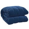 vidaXL Manta pesada 7 kg 150x200 cm tecido azul