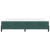 vidaXL Cama Box com colch&atilde;o Verde Escuro 180 x 220 cm tecido