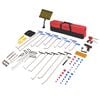 vidaXL Conjunto repara&ccedil;&atilde;o de mossas s/ repintura 87 pcs a&ccedil;o inoxid&aacute;vel