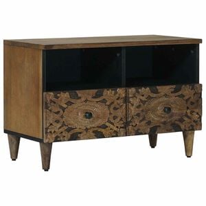 vidaXL Gabinete para TV Castanho 70 x 33 x 46 cm