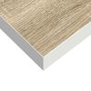 vidaXL Prateleiras de parede 4 pcs 23x23,5x3,8cm MDF carvalho e branco