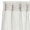 vidaXL Cortina de Voile 2 pcs Creme 140 x 140 cm Poli&eacute;ster