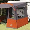 vidaXL Tenda de porta-malas para Caravana Retangular Cinza e Laranja