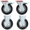 vidaXL Rodas 4 pcs 200 mm