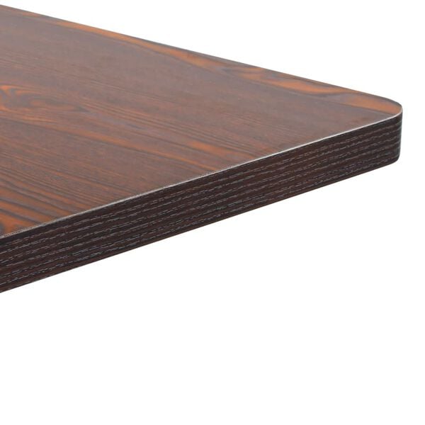 vidaXL Mesa bistrô 60x60 cm MDF castanho-escuro