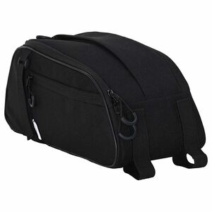vidaXL Bolsa de Bicicleta Preto 38 x 16 x 16 cm Poli&eacute;ster