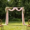 vidaXL Arco de Casamento Marrom Claro 225 x 95 x 226 cm