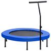 vidaXL Trampolim com pega e almofada de seguran&ccedil;a 122 cm