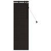 vidaXL Cortina Veneziana Marrom Escuro 40 x 130 cm 35 mm