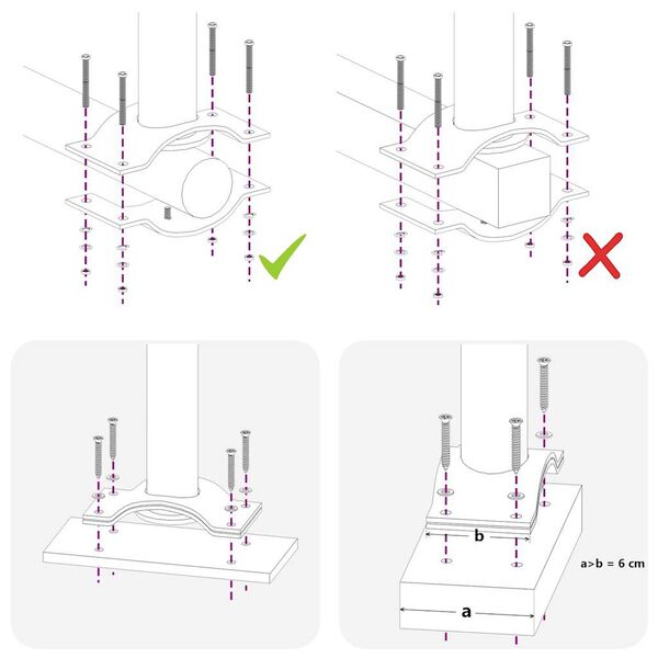 vidaXL Toldo lateral retrátil para pátio 80x300 cm vermelho