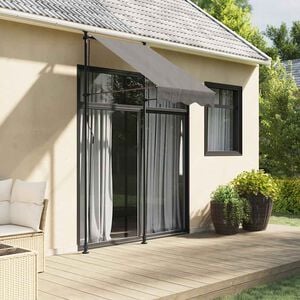 vidaXL Toldo retr&aacute;til 100x150 cm tecido e a&ccedil;o antracite