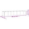 vidaXL Canteiro elevado de jardim 280x80x40 cm a&ccedil;o corten