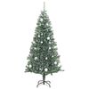 vidaXL &Aacute;rvore Natal artificial c/ 300 luzes LED, bolas e neve 210 cm