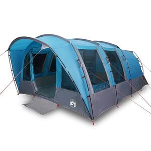 vidaXL Tenda familiar t&uacute;nel para 8 pessoas imperme&aacute;vel azul