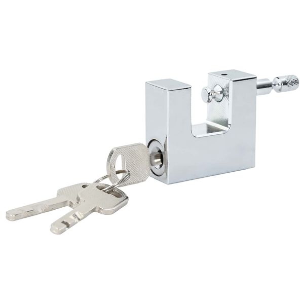 vidaXL Cadeado 6 pcs Prateado 4,2 x 1,9 x 4 cm Ferro