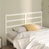 vidaXL Cabeceira de cama 146x4x100 cm pinho maci&ccedil;o branco