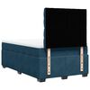 vidaXL Cama boxspring com colch&atilde;o 120x200 cm veludo azul