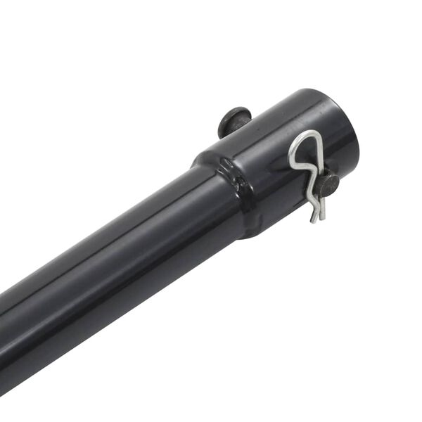 vidaXL Extens&atilde;o para broca a&ccedil;o 1 m