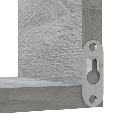 vidaXL Estante de canto 40x40x50 cm derivados madeira cinzento sonoma