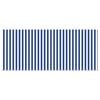 vidaXL Toldo Retr&aacute;til Azul e Branco 300 x 200 cm Poli&eacute;ster e Alum&iacute;nio