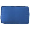 vidaXL Conjunto de Almofadas para Palete 2 pcs Azul Royal