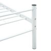 vidaXL Estrutura de cama 100x200 cm metal branco
