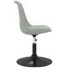 vidaXL Cadeiras de jantar girat&oacute;rias 6 pcs veludo cinzento-claro