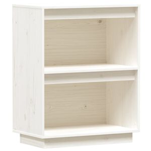 vidaXL Arm&aacute;rio consola 60x34x75 cm pinho maci&ccedil;o branco
