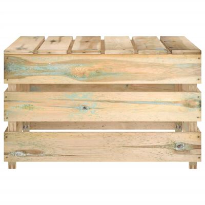 vidaXL Mesa de paletes para jardim madeira de pinho impregnada