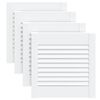 vidaXL Portas de arm&aacute;rio 4 pcs design de persiana pinho maci&ccedil;o branco