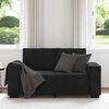 vidaXL Sof&aacute; de 2 lugares veludo 160x78x84 cm preto