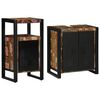 vidaXL Conjunto de M&oacute;veis para Banheiro 2 pcs Madeira Refor&ccedil;ada S&oacute;lida