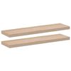 vidaXL Prateleiras flutuantes 2 pcs 90x23,5x4 cm derivados de madeira