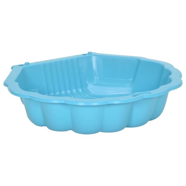 vidaXL Caixas de areia 2 pcs 77x87x21cm pl&aacute;stico azul