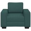 vidaXL Poltrona 100x77x82 cm tecido verde-escuro
